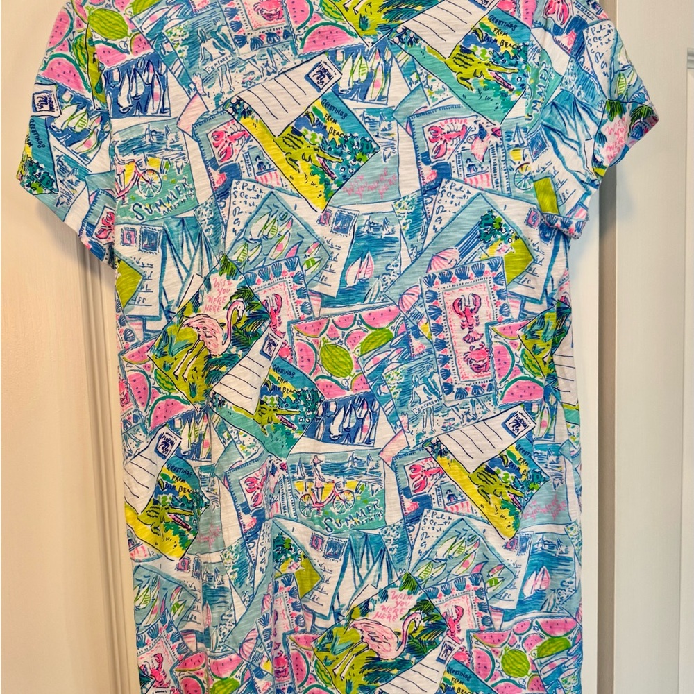 Lilly Pulitzer Etta Wish You Were Here Medium - Picture 4 of 7